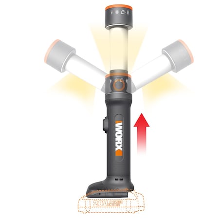 Worx 20V Power Share Multi-Function LED Flashlight, Tool Only WX027L.9